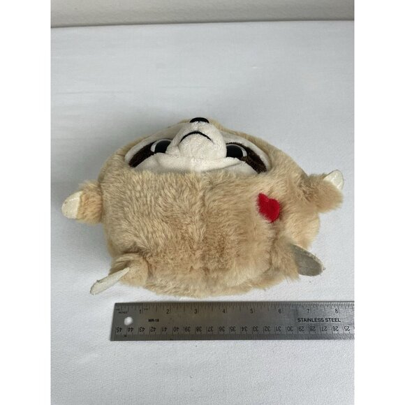 Dan Dee Collectors Choice Sparkle Eyes Brown Sloth Red Heart 6" Cute Chibi - Picture 8 of 8